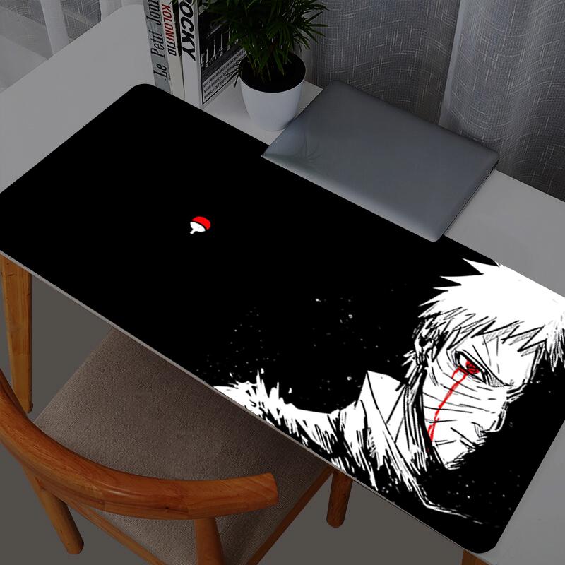 Naruto Obito Uchiha Extra Large Gaming Mouse Pads Computer Gamer Laptop Keyboard Carpet Mouse Mat NonSlip Rubber Table Rug