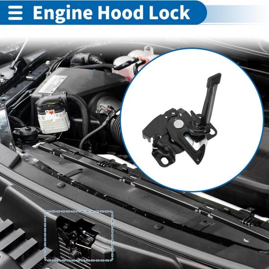 Hood Latch Assembly for Honda Civic 2004-2005 Engine Hood Latch Lock Release No.74120S5A509 1 Pc