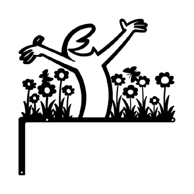 Stylish Iron Matchstick Man Party Homes Decoration Accent Reusable Crafted Art For Shelf Arrangements