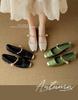 Guofeng Spring 2025 Retro French Low-Cut Mary Janes: Lightweight & Versatile.