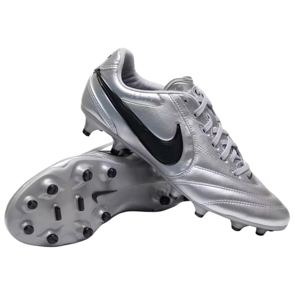 Nike Tiempo Hafif FG Sert Zemin Futbol Ayakkabısı Erkek Gümüş HQ3158-001