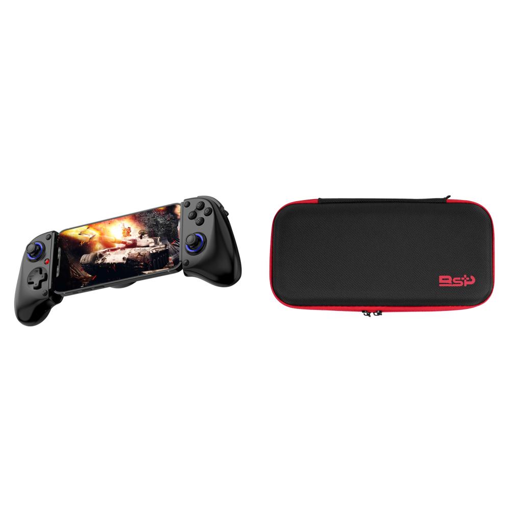 

Мобильный телефон растягивающийся игровой контроллер беспроводной BT для Android/iOS (черный)