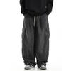 Black Baggy Cargo Jeans Trousers Men Casual Wide Leg Jogging Pants Oversize Vintage Straight Loose Work Jeans Pants Soft