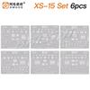 Amaoe BGA Reballing Stencil Template For iPhone 17 16 15 14 13 12 11 Pro Max XSMax 8 7P 7 6 A18 Tin Planting Soldering Net Tools
