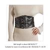 Gothic Solid Color Lift Up Female Waist Corset Wide Faux Leather Belt Women Fashion Slimming Waistband Elastic Corsets