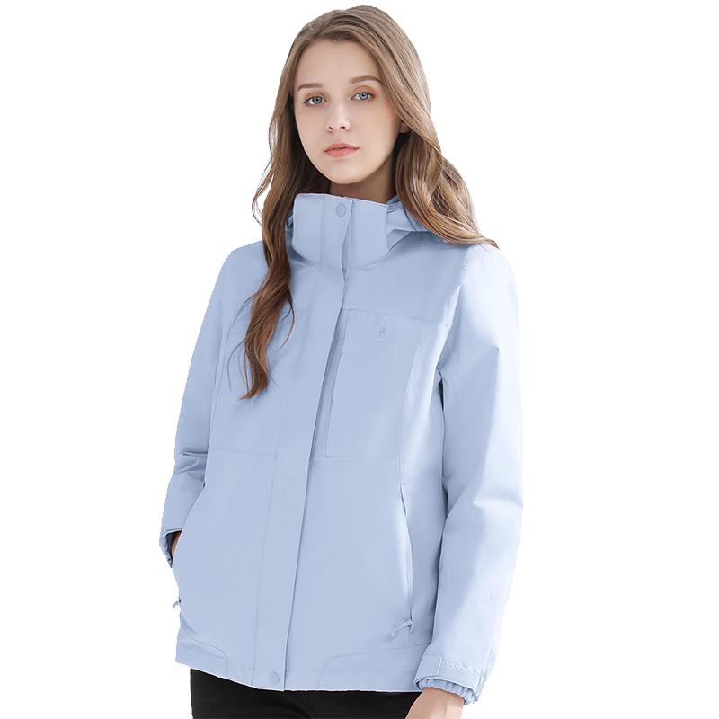 CAMEL Unisex 3-in-1 Waterproof Fleece-Lined Outdoor Jacket