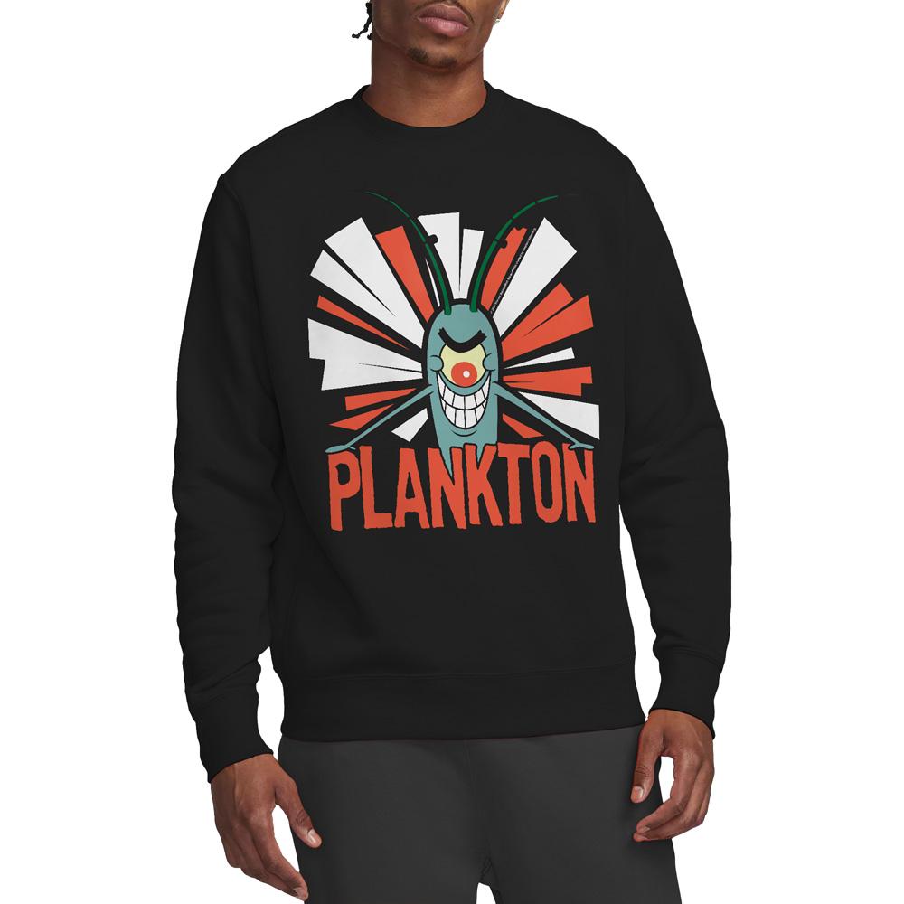 SpongeBob Schwammkopf Unisex Erwachsenen Plankton Sweatshirt