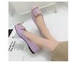 Women's Shoes Flat Shoes Square Toe Slip on Large Size Comfortable Casual Single Shoes Multicolor