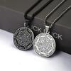 Pendant New Seven Angels Magic Amulet Customized Rune Circle Card Totem Seal Necklace