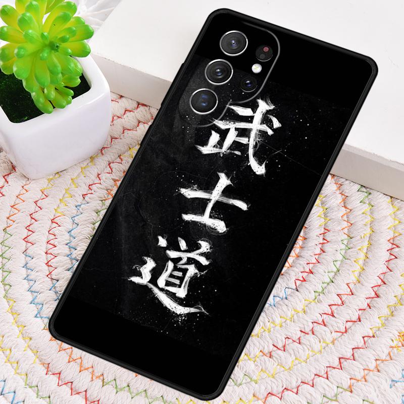 Bushido Samurai Phone Case for Samsung Galaxy note 10 pro S26 Ultra S23 S24 FE S25 S21 S22 PLUS shockproof Cove