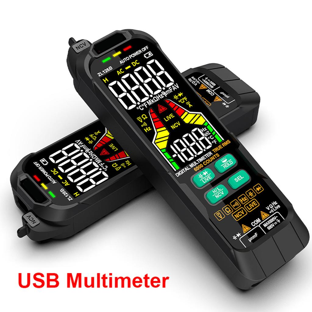Digital Multimeter Professional Tester Meter Alternating Current Direct Current Voltage Multimetro True RMS Capacitance