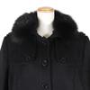 BURBERRY Stainless collar coat B2B45-443-09 black cashmere Women Used