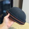 Korean Style Knitted Retro Melon Skin Hat for Men and Women in Autumn and Winter Hip Hop Yuppie Street Kittens Versatile Baotou Landlord Hat