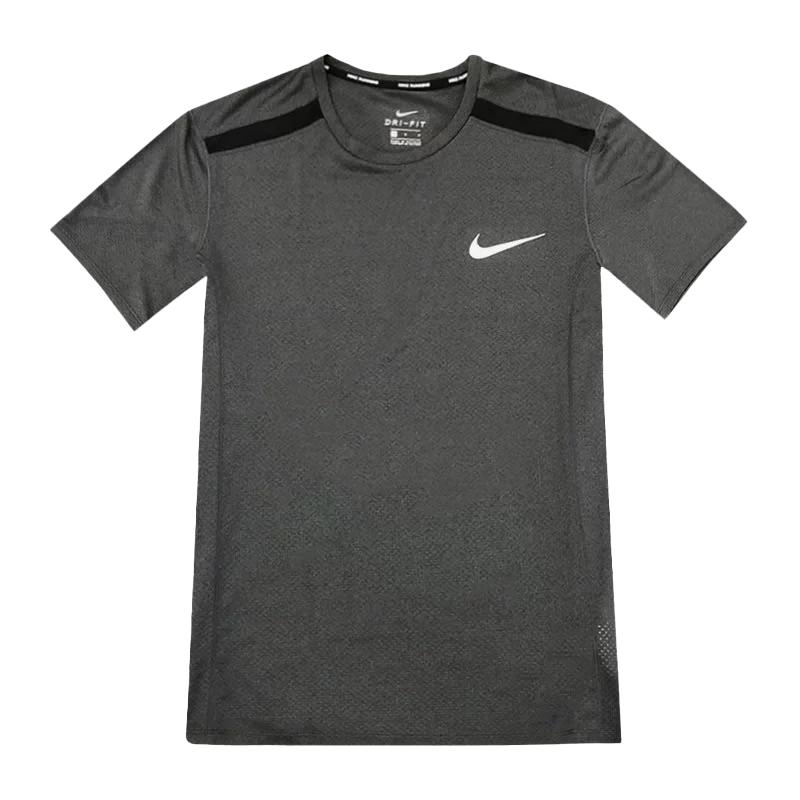 

Nike Dri-Fit Logo Quick-Dry Pullover Crew Neck Short Sleeve T-Shirt Men Tops AT3924-010 S