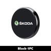 AES1 For Skoda Car Magnetic Mini Phone Holder 360° Adhesive Phone Stand Interior Accessories Rapid Octavia Derivative Enyaq-iV