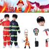 Kid's Fireman Uniform Costume Set For Kindergarten Role Play