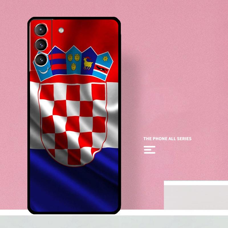 Croatia Flag Phone Case For Samsung Galaxy S25 S26 Ultra S20 S21 S22 S23 S24 S10 Plus S25 FE Cover Coque