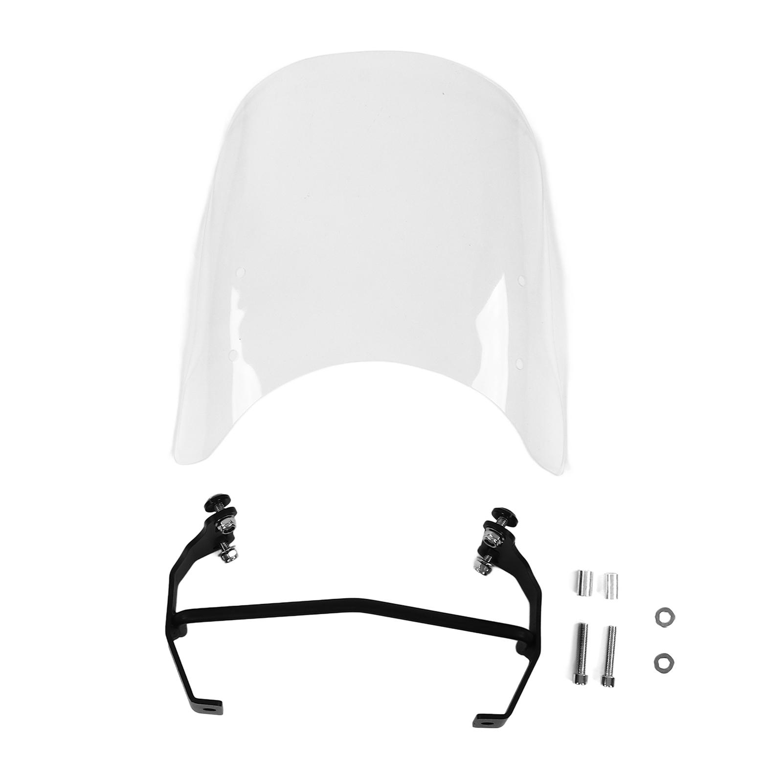 

Motorcycle Front Windshield Heighten High Impact Plastic Replacement for Rebel 1100 DCT 2021‑2022 Transparent