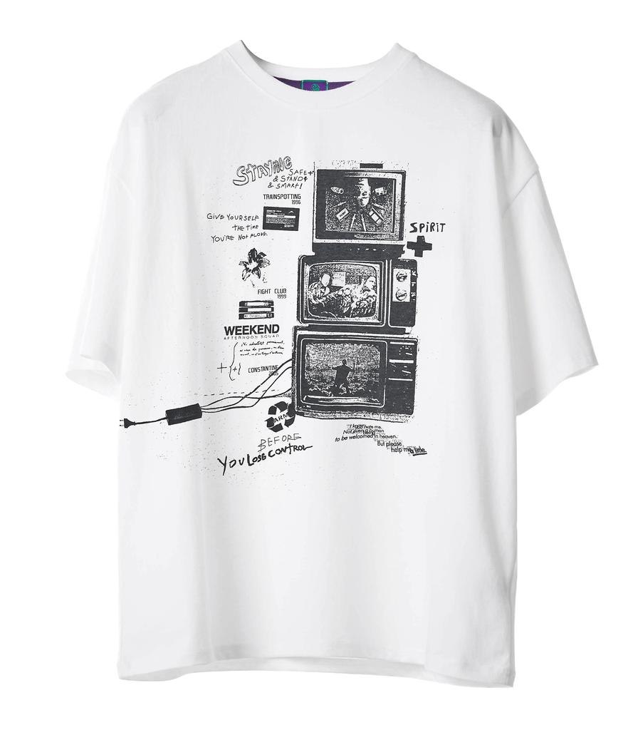 Wojeu Media Addict T-Shirt (White)