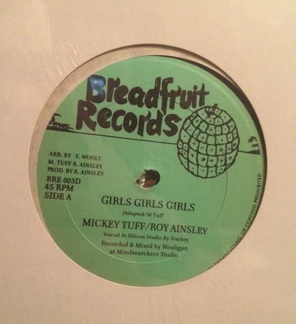 

12inch Record MICKEY TUFF ROY AINSLEY Girls Girls Girls BRE003D Breadfruit Reco Reggae Ska Dub Used