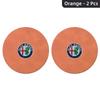 Car Stickers For Alfa Romeo 2pcs Suede Car Coaster Water Cup Drink Holder Anti-Slip Pad For Alfa Romeo Giulia Stelvio Giulietta zxb894