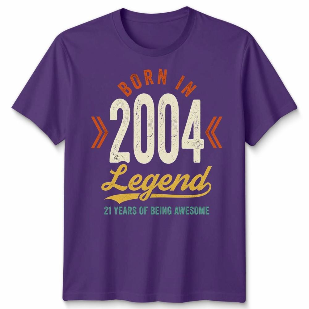 21st Birthday Unisex T Shirt 21 Years Of Being Awesome Legend Born In 2005 Funny