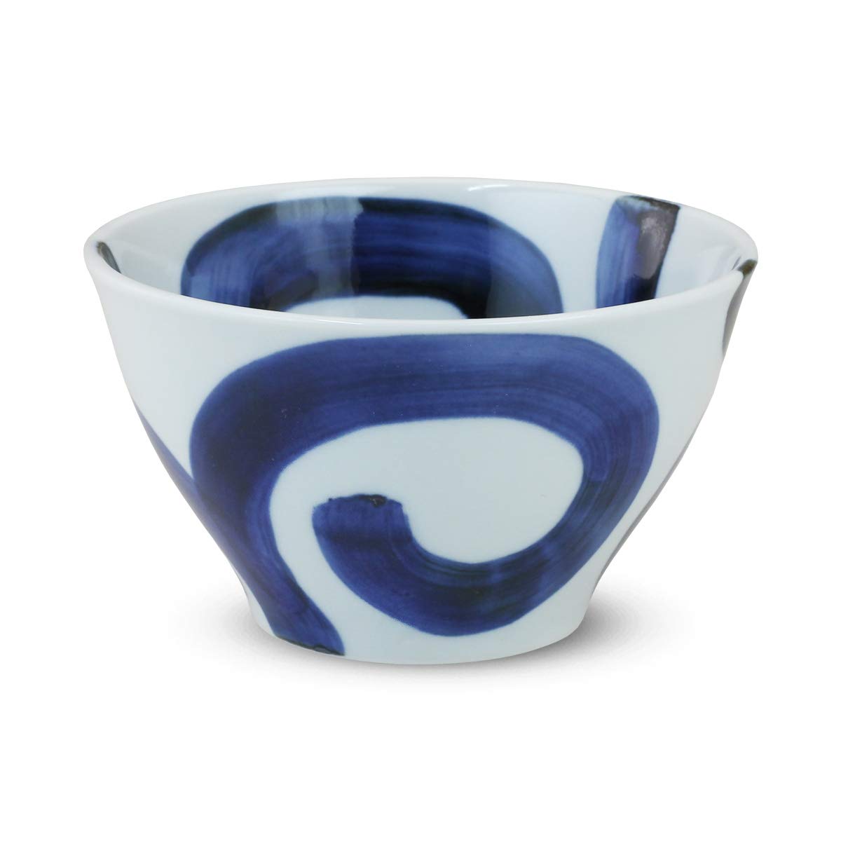 Ctoc Japan Soba Noodle x Hasami Thick Arabesque 830092 Cup, Blue, 10.5 6cm, Ware, Pattern, синий