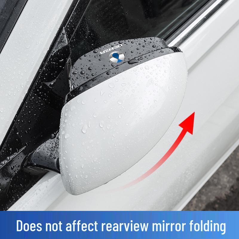 BYD D9 XN7 N8 Rearview Mirror Rain Shield & Integrated Small Round Reflective Cover