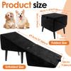 Reusable Split Ottoman Dog Ramp Folding Dog Ramp Ottoman Multifunctional Lightweight Pet Step for Home Bed Sofa Couch Car
