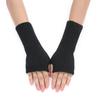 Girls Lengthen Wrist Gloves Crochet Fingerless Gloves Half Finger Keep Warm Mittens Lengthen Mittens for Adult Winter