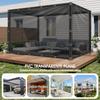 Weatherproof PVC Tarpaulin With Eyelets, UV Protection, Transparent Patio Cover For Plants