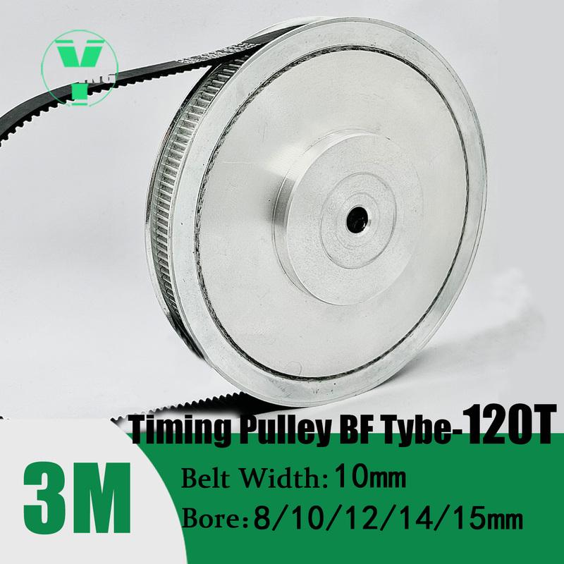 HTD3M Set 20 Diş 120 Diş Triger Kasnak Kayış Seti Kayış Genişliği 10mm Delik Çapı 4~15mm Redüksiyon 6:1 Yavaşlatma 3M Kasnak Kiti Senkron Tekerlek