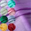 Glitter Shiny Crinkled Chiffon Fabrics Lightweight Soft Sheer 45x145cm For DIY Women Dress Clothing Home Decor Sewing Materials