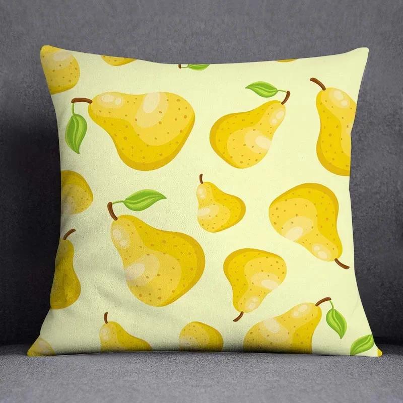 Fruit Pattern Home Decoration Pillowcase Square Pillowcase Home Office Decoration Cushion Cover