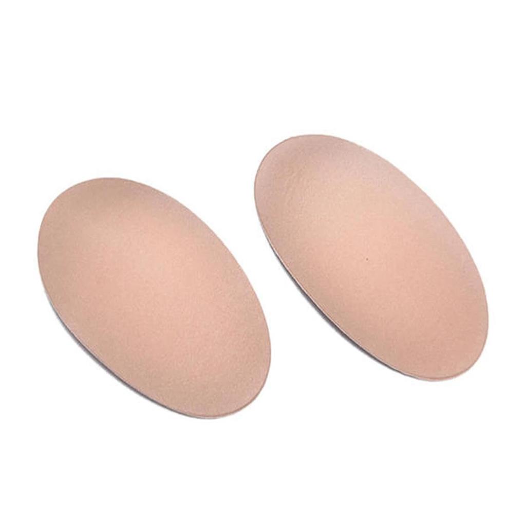 1 Paar weiche Silikon-Schulterpolster, rutschfest, Schulterpolster, Schulterpolster, Kleidung, Push-Up-Kissen, wiederverwendbar, selbstklebend, Unisex