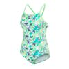 Slazenger Girls Floral Tie Back One Piece Swimsuit