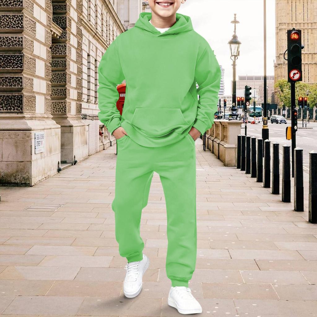 Jungen Bekleidungssets Winter Hoodie Warme Kuschelkleidung Zweiteilige Outfits Für Kinder Trainingsanzug Freizeitanzug Bequem