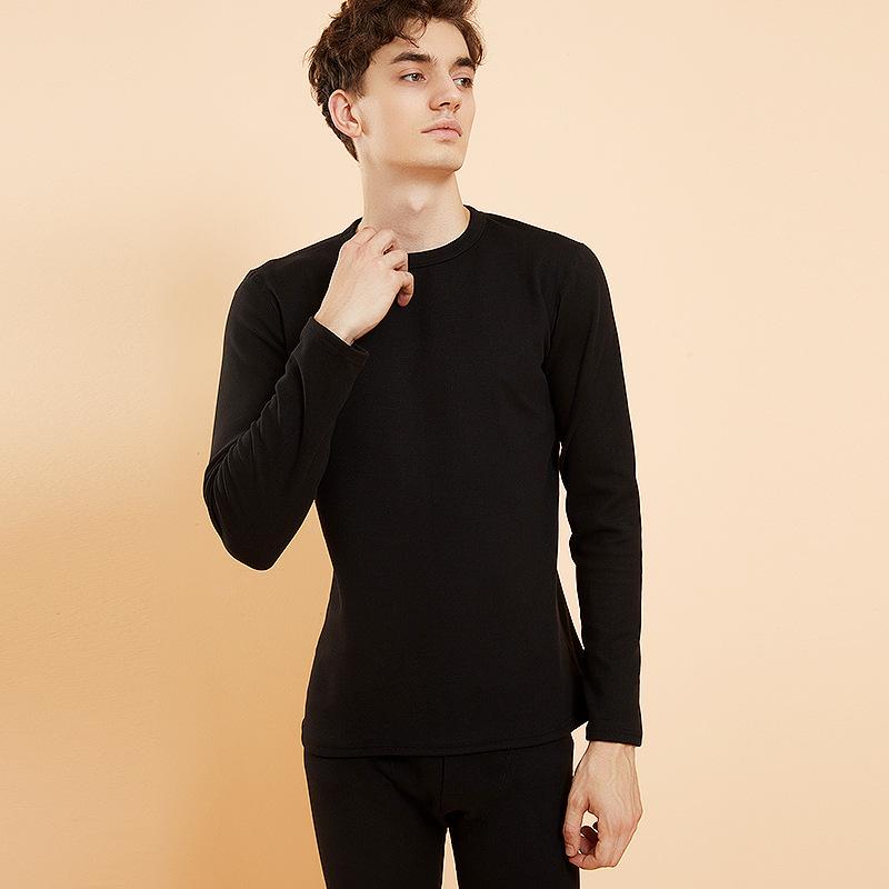 Damen Kaschmir und Seide Thermounterwäsche Herren und Studenten Fleecegefütterte Sets Herbst und Winter