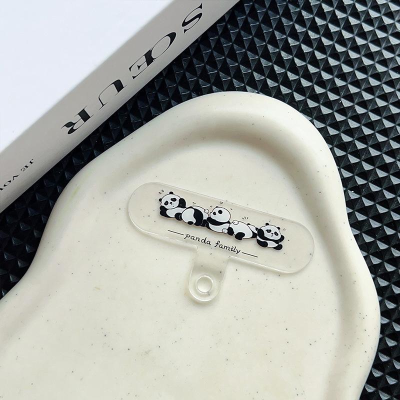 Universal Colorful Cartoon Phone Chain Pad Cellphone Lanyard Strap Mat Phone Hanging Patch For Iphone