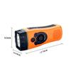 Earthquake Relief Hand Radio Flashlight Alarm Outdoor Waterproof Charging Hand Crank Emergency