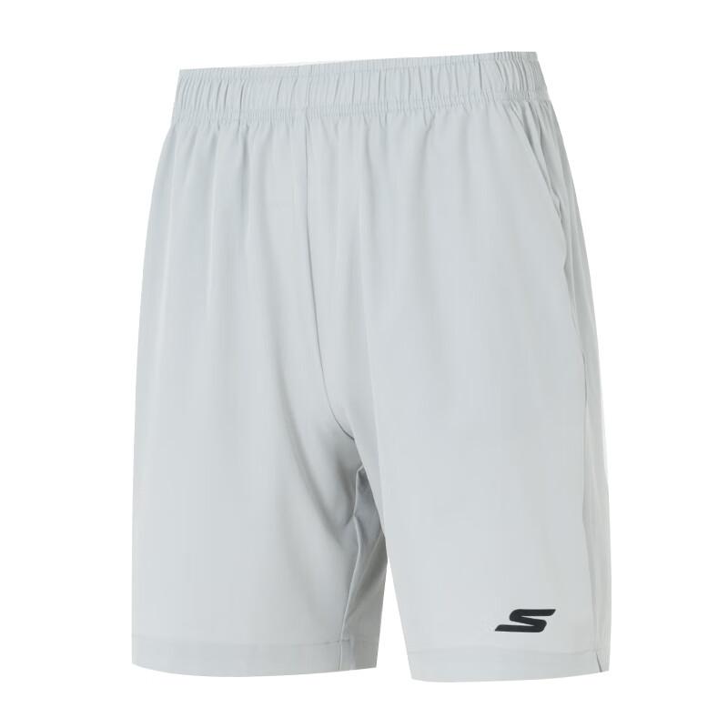 Skechers Fashion Sports Series Comfortable Breathable Simple Casual Shorts Men shorts Dawn-Blue Gray P225M272-02VP S
