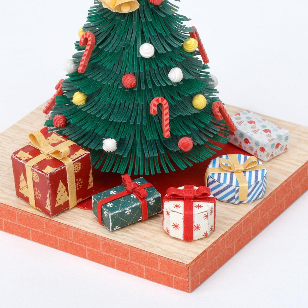 Kawada Paper Nano 360 Christmas Tree x 12 x 17 Ages 12 and Paper Craft Miniature Interior PS-17, 0.7 cm, Up, Kit, Kit, Decoration, PS-17