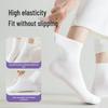 Unisex Disposable Mid-Calf Socks: Sweat-Absorbent, No-Wash, Perfect for Travel, Students, and Military Training.