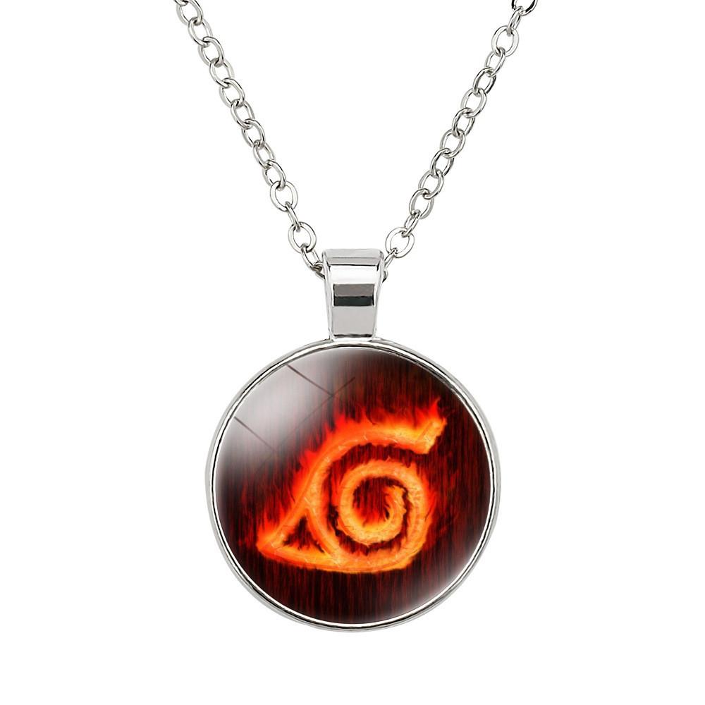 Fashionable Time Naruto Gem Pendant Necklace Unisex Stylish Souvenir Travel
