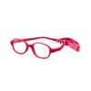 Children Glasses Frame Size 41 Mira Flexible No Screw One-Piece Optical Baby Eyewear With Strap Cord Kids Eyeglasses Boys Girls