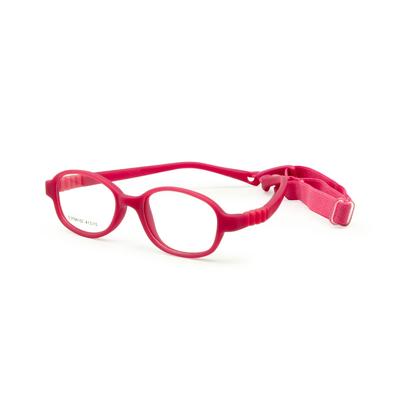 Children Glasses Frame Size 41 Mira Flexible No Screw One-Piece Optical Baby Eyewear With Strap Cord Kids Eyeglasses Boys Girls