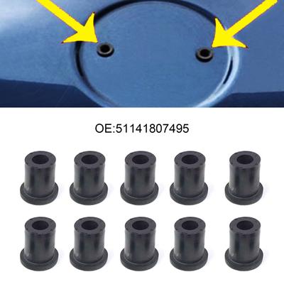 10Pcs Car Hood Logo Trunk Emblem Grommet Holder Clip For BMW 3 5 7 E32 E34 E36 E38 E39 E46 E53 E60 E65 E66 E90 M3 M5
