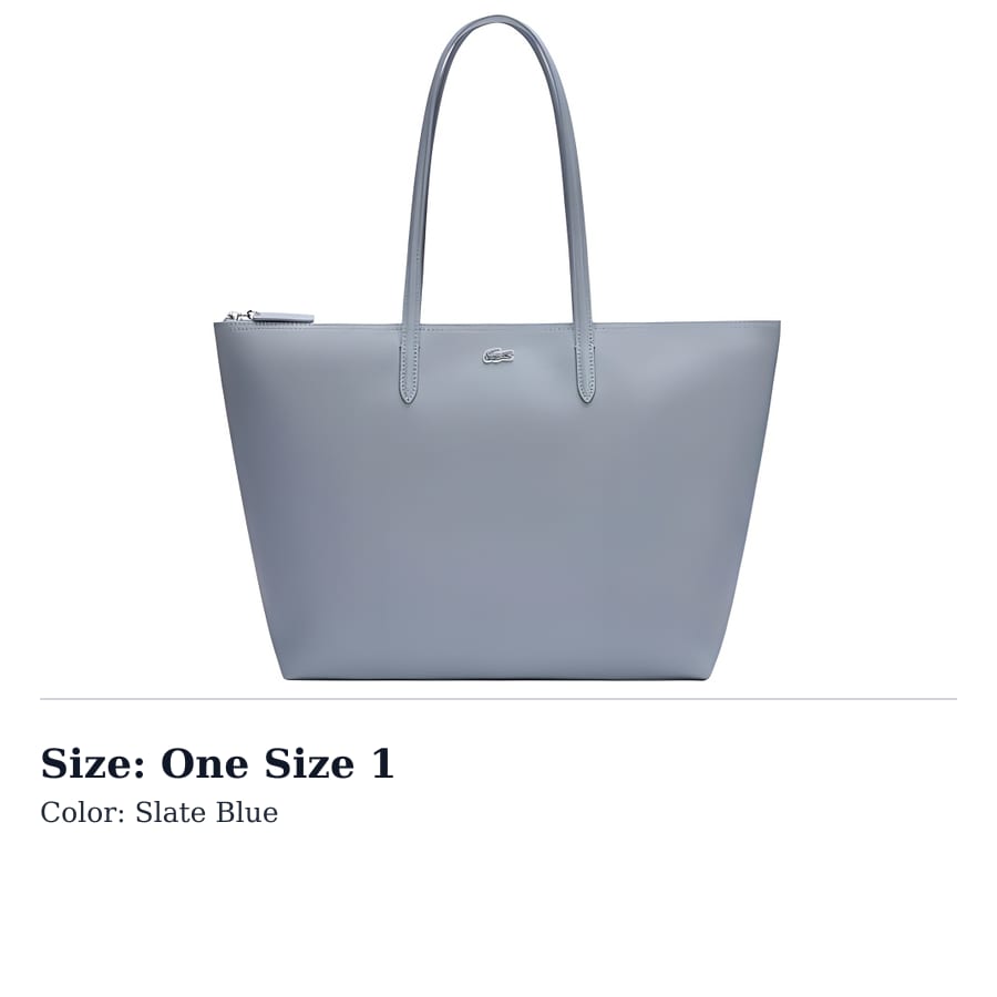LACOSTE PVC Totebags, Iepirkumu Soma, Pleca