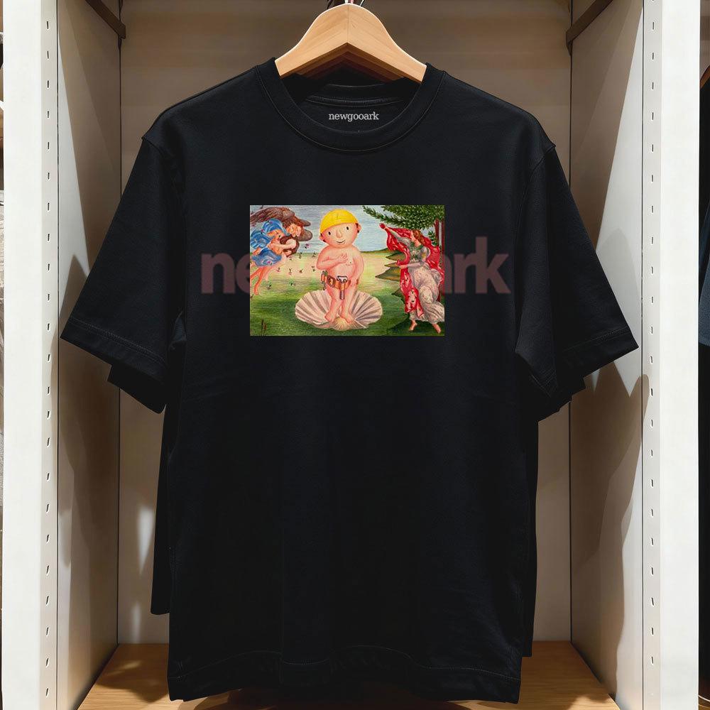 Bob The Builder Can We Fix It Men Women Graphic T Shirts Cotton Cool Short Sleeve Round Collar Tee Shirt Gift Idea TShirts