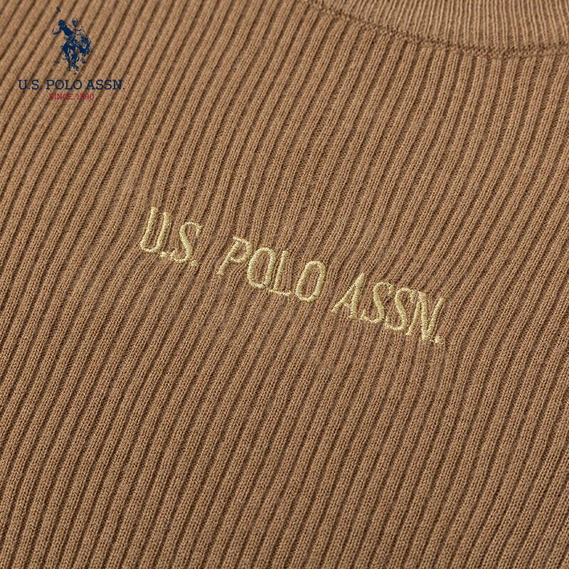 U.S. Polo Assn. Women's Pure Color Wool Blend Knit Sweater